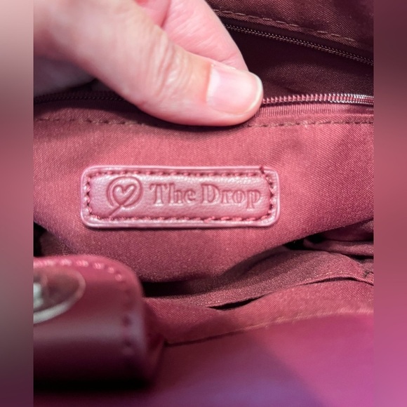 The Drop Bella Small Puffer Tote Bagtote-handbag - Rhubarb - Picture 10 of 10